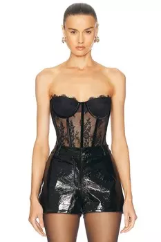 Кружевное боди Gisela retrofete, черный