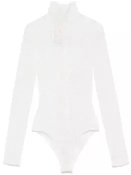 Кружевное боди VALENTINO GARAVANI, белый