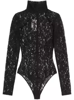 Кружевное боди VALENTINO GARAVANI, черный