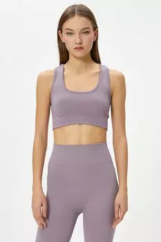 Кружевное бюстье Koton, сиреневый