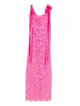 Кружевное макси-платье X Rue Ra Atu Body Couture, розовый