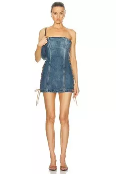 Кружевное мини-платье Alicia Grlfrnd, цвет Nashville Suede