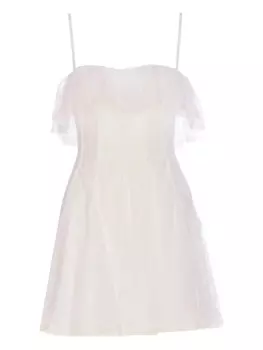 Кружевное мини-платье Aniye By, белый