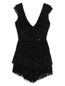 Кружевное мини-платье NISSA, черный
