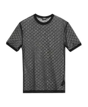 Кружевное нижнее белье футболка Dsquared2, черный