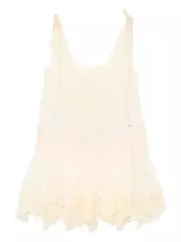 Кружевное платье Cascadian ZIMMERMANN, нейтральный