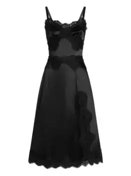 Кружевное платье DOLCE & GABBANA, черный