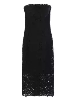 Кружевное платье Ermanno Scervino, черный