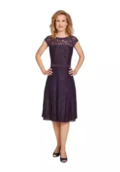 Кружевное платье HERMANN LANGE Collection "Кружевное платье HERMANN LANGE Collection Ava", цвет Pflaume