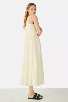 Кружевное платье миди Katrina Hush, белый