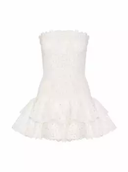 Кружевное платье мини Charo Ruiz