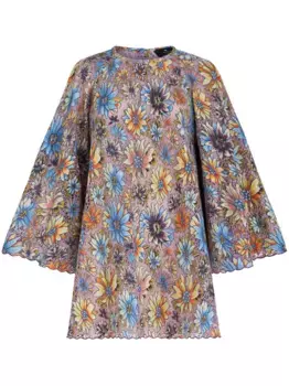 Кружевное платье мини ETRO, розовый