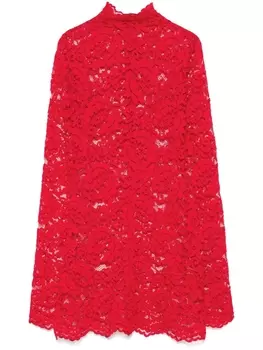 Кружевное платье мини из коллаборации с Rue Ra Atu Body Couture, красный