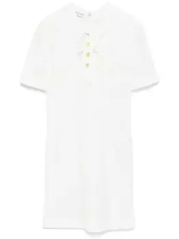 Кружевное платье мини с бантом Alessandra Rich