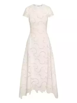 Кружевное платье Oscar de la Renta, белый