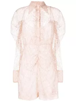 Кружевное платье-рубашка Moon Landing Alice McCall, коричневый