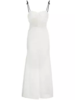 Кружевное платье Rumi Flower Giambattista Valli, белый