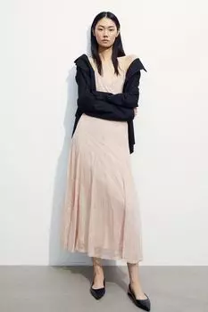 Кружевное платье с бретелями H&M