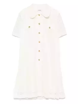 Кружевное платье SANDRO, белый