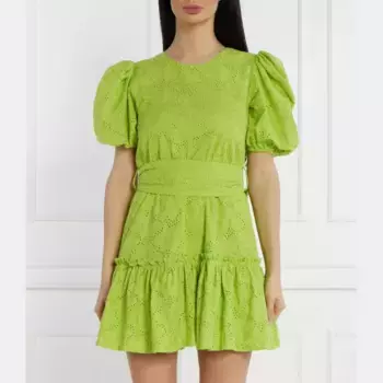 Кружевное платье Silvian Heach, зеленый