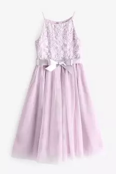 Кружевное платье Truth с пайетками Monsoon, фиолетовый