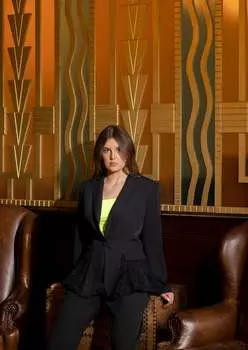 Кружевной блейзер Freja BeReal, черный