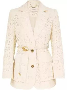 Кружевной блейзер Illuminate ZIMMERMANN, нейтральный