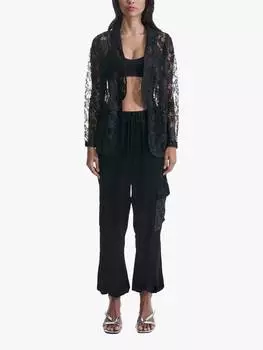 Кружевной блейзер James Lakeland, черный