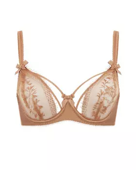Кружевной бюстгальтер Agent Provocateur tanya, цвет pesca