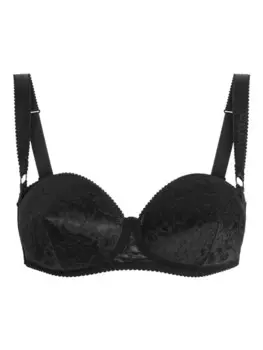 Кружевной бюстгальтер-балконет Dolce & Gabbana, черный