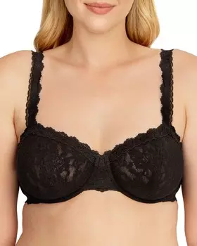 Кружевной бюстгальтер-балконет Hanky Panky Signature Hanky Panky, черный