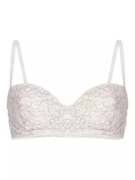 Кружевной бюстгальтер-балконет Wolford, белый