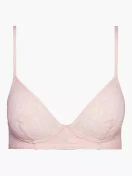 Кружевной бюстгальтер без косточек Calvin Klein Ultra Comfort, бедра Nymphs