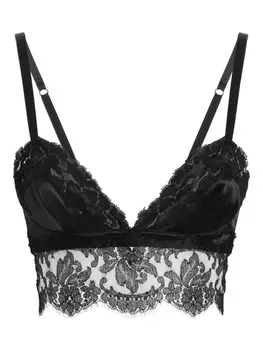 Кружевной бюстгальтер-бралетт Dolce & Gabbana, черный