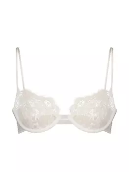 Кружевной бюстгальтер Coquette Kiki de Montparnasse, белый