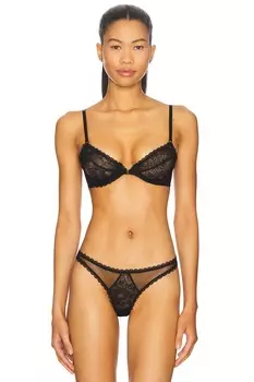 Кружевной бюстгальтер деми Dahlia от Kiki De Montparnasse, black