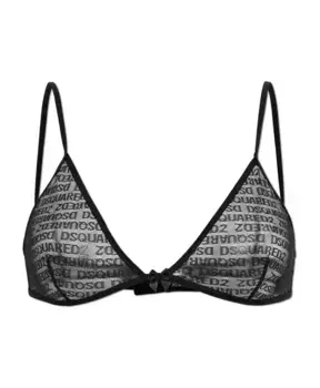 Кружевной бюстгальтер Dsquared2, черный