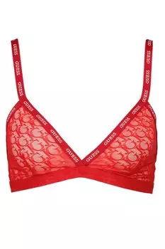 Кружевной бюстгальтер Guess, красный