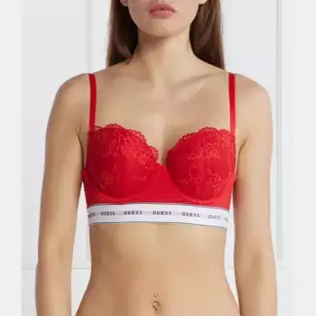 Кружевной бюстгальтер Guess, красный