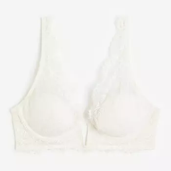 Кружевной Бюстгальтер H&amp;M Padded Underwire, белый