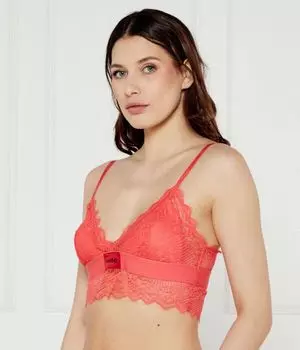 Кружевной бюстгальтер Hugo Bodywear, красный