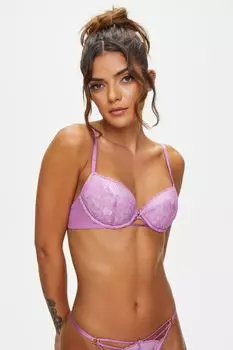 Кружевной бюстгальтер Lasting Lover с глубоким вырезом Ann Summers, фиолетовый
