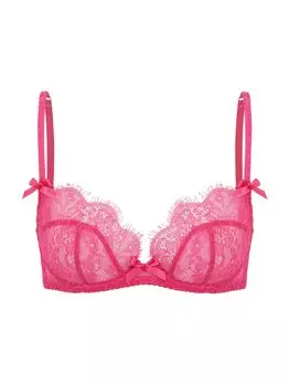 Кружевной бюстгальтер Лорна Agent Provocateur, фуксия