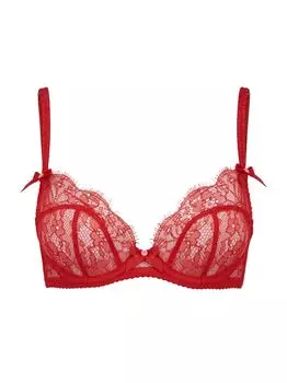 Кружевной бюстгальтер на косточках Lorna Agent Provocateur, красный
