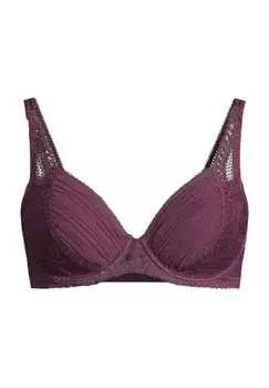 Кружевной бюстгальтер на косточках Manguun, цвет italian plum