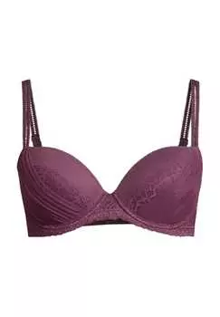 Кружевной бюстгальтер на косточках Manguun, цвет italian plum