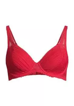 Кружевной бюстгальтер на косточках Manguun, красный