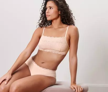 Кружевной бюстгальтер Tchibo, роза