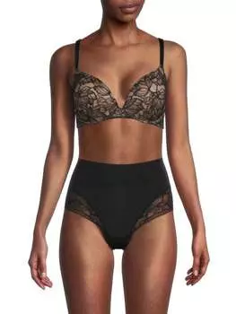 Кружевной деми-бра Wolford с подкладками, orchid