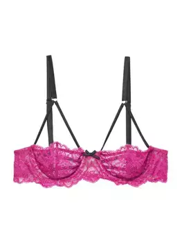Кружевной демисезонный бюстгальтер Roxy Fleur Du Mal, пурпурный
